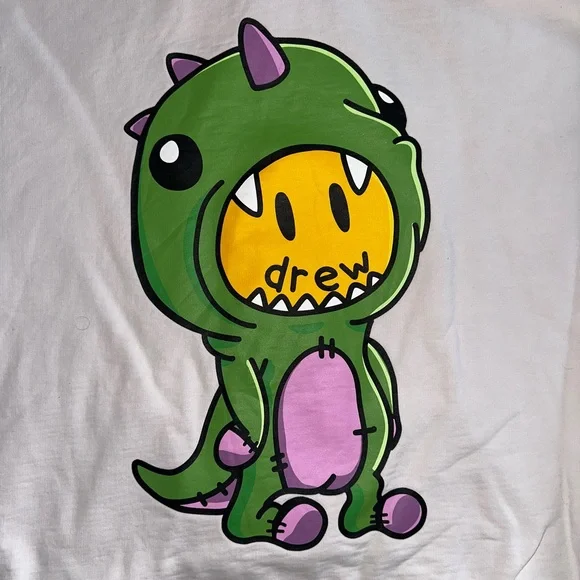 Dinodrew Zip-Up Hoodie Jacket - Pale Pink - Picture 7 of 8